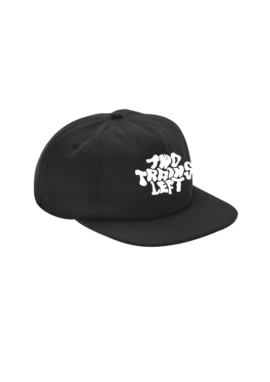 TWO TRAINS LEFT - BLACK SNAPBACK