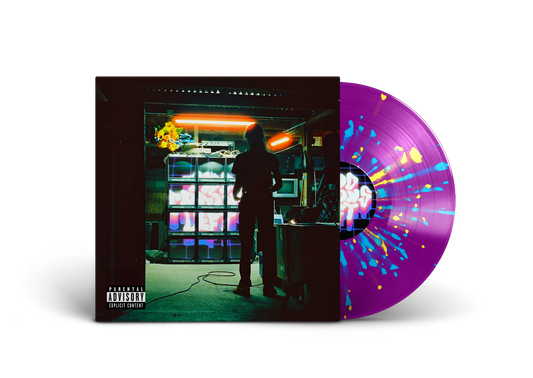PROBABLY FOR NOTHING - PURPLE W/YELLOW & BLUE SPLATTER - LP