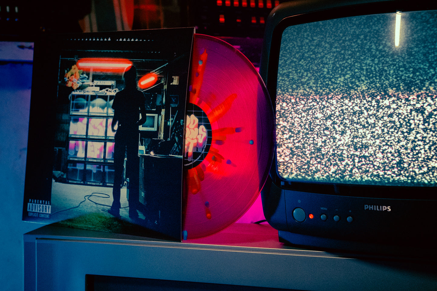 PROBABLY FOR NOTHING - PURPLE W/YELLOW & BLUE SPLATTER - LP